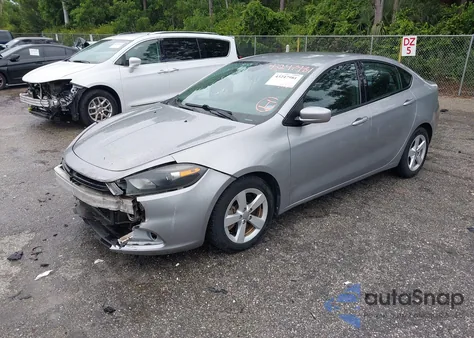 2015 Dodge Dart Sxt из США, поврежденный, VIN 1C3CDFBB1FD180131